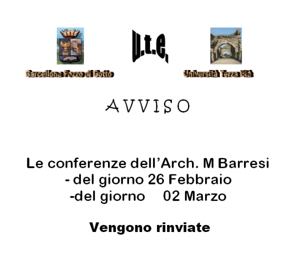 AVVISO RINVIO