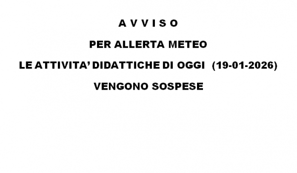AVVISO METEO